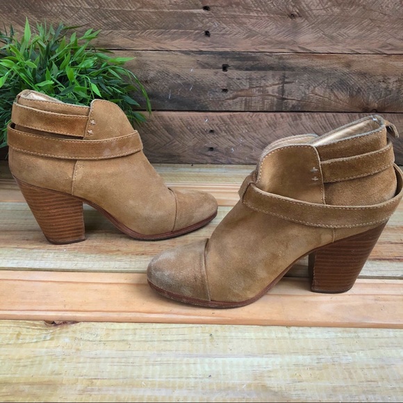 rag & bone Harrow suede stacked heel ankle boot - Picture 5 of 7